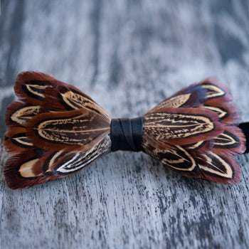 Brackish Phunky Pheasant Bow Tie-MENS CLOTHING-Brackish-Kevin's Fine Outdoor Gear & Apparel