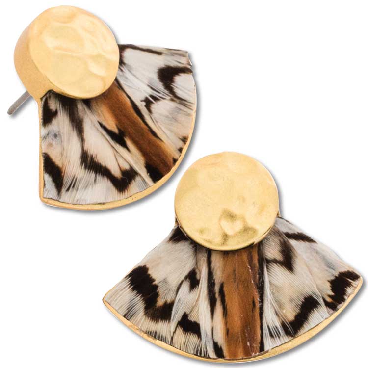 Brackish Gailey Quail Earrings-JEWELRY-Brackish-Kevin's Fine Outdoor Gear & Apparel