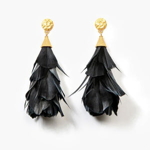 Brackish Parades Goose Feather Earrings-Jewelry-STATEMENT-Kevin's Fine Outdoor Gear & Apparel
