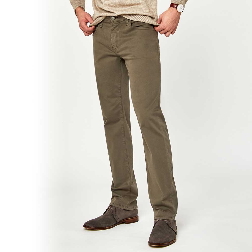 Men's Mavi Matt Twill Stretch Jeans-MENS CLOTHING-DUSTY OLIVE-42-30-Kevin's Fine Outdoor Gear & Apparel