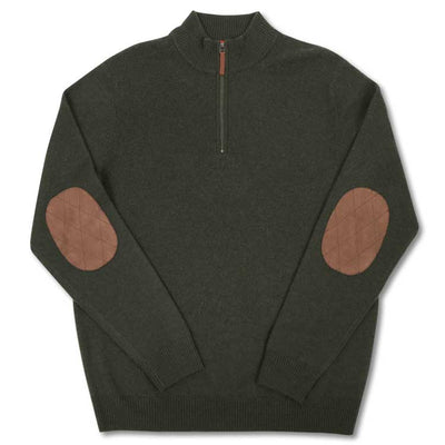 Kevin's Men's 1/4 Zip Merino Sweater-MENS CLOTHING-Tyler Boe-DARK GREEN-2XL-Kevin's Fine Outdoor Gear & Apparel