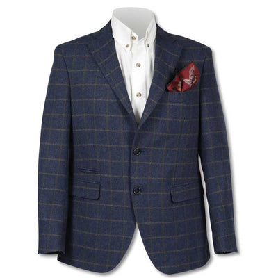 Kevin's Blue Plaid Sport Coat-MENS CLOTHING-Triluxe Apparel Group, Inc-BLUE PLAID-38 R-Kevin's Fine Outdoor Gear & Apparel