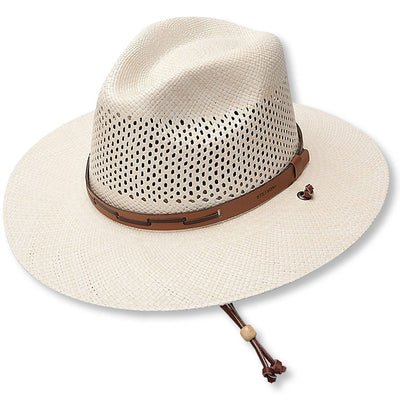 Stetson Airway Straw Hat-MENS CLOTHING-NATURAL-L-Kevin's Fine Outdoor Gear & Apparel
