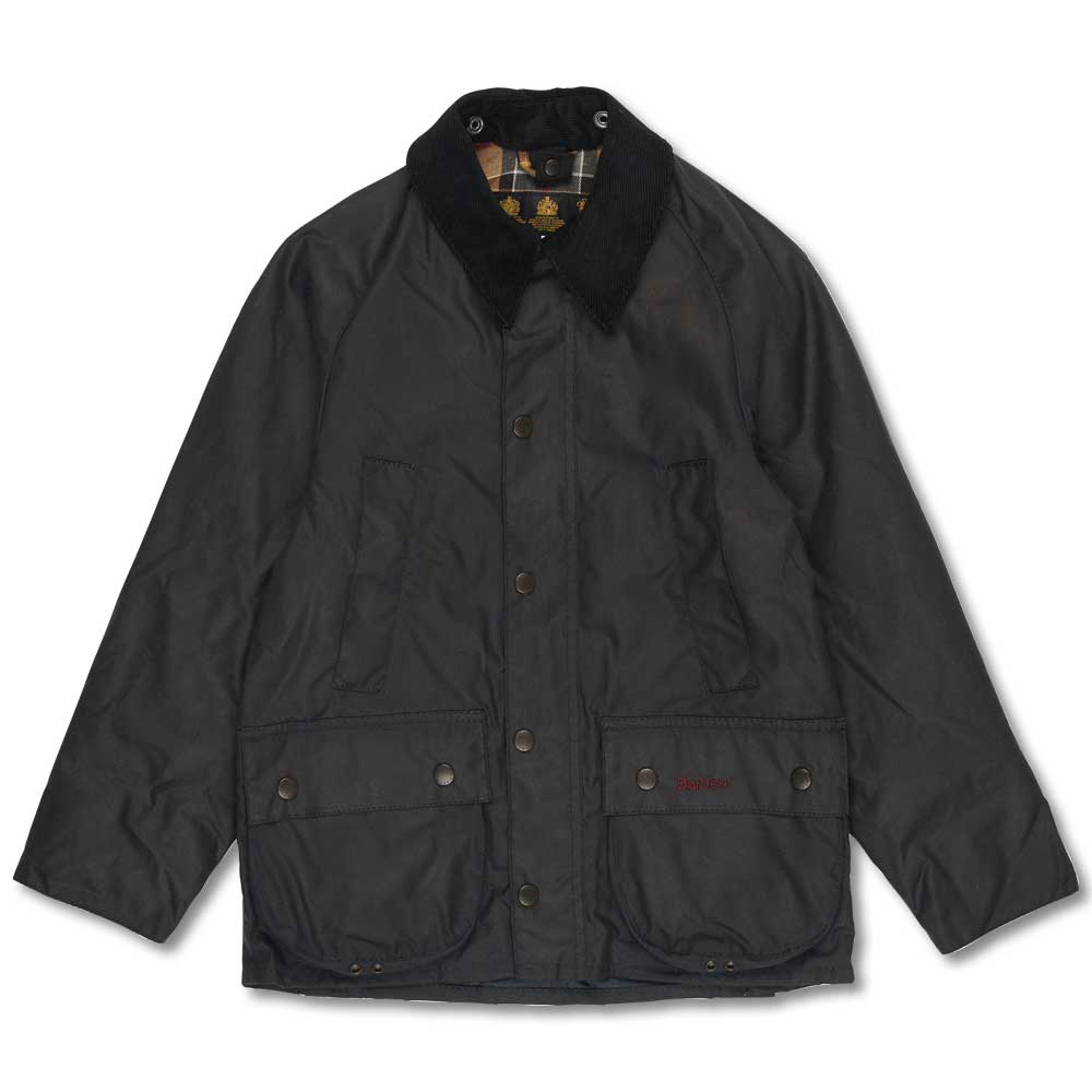 Barbour Kids Bedale Waxed Jacket-Children's Clothing-Navy-S-Kevin's Fine Outdoor Gear & Apparel