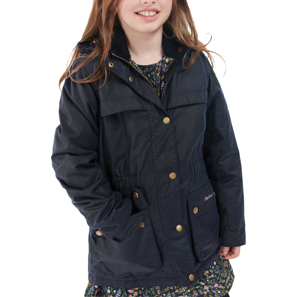 Barbour Girls Cassley Wax Jacket-Children's Clothing-Kevin's Fine Outdoor Gear & Apparel