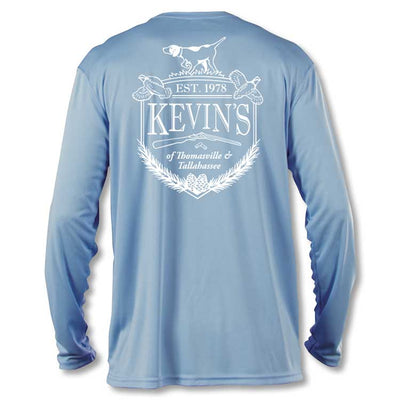 Kevin's Crest Kid's Long Sleeve Performance T-Shirt