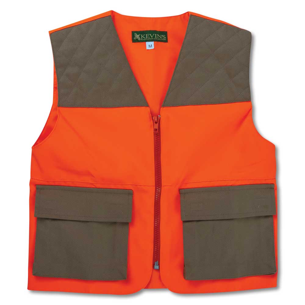 Kevin's Children's Shooting Vest-CHILDRENS CLOTHING-TAN/BLAZE-S-Kevin's Fine Outdoor Gear & Apparel