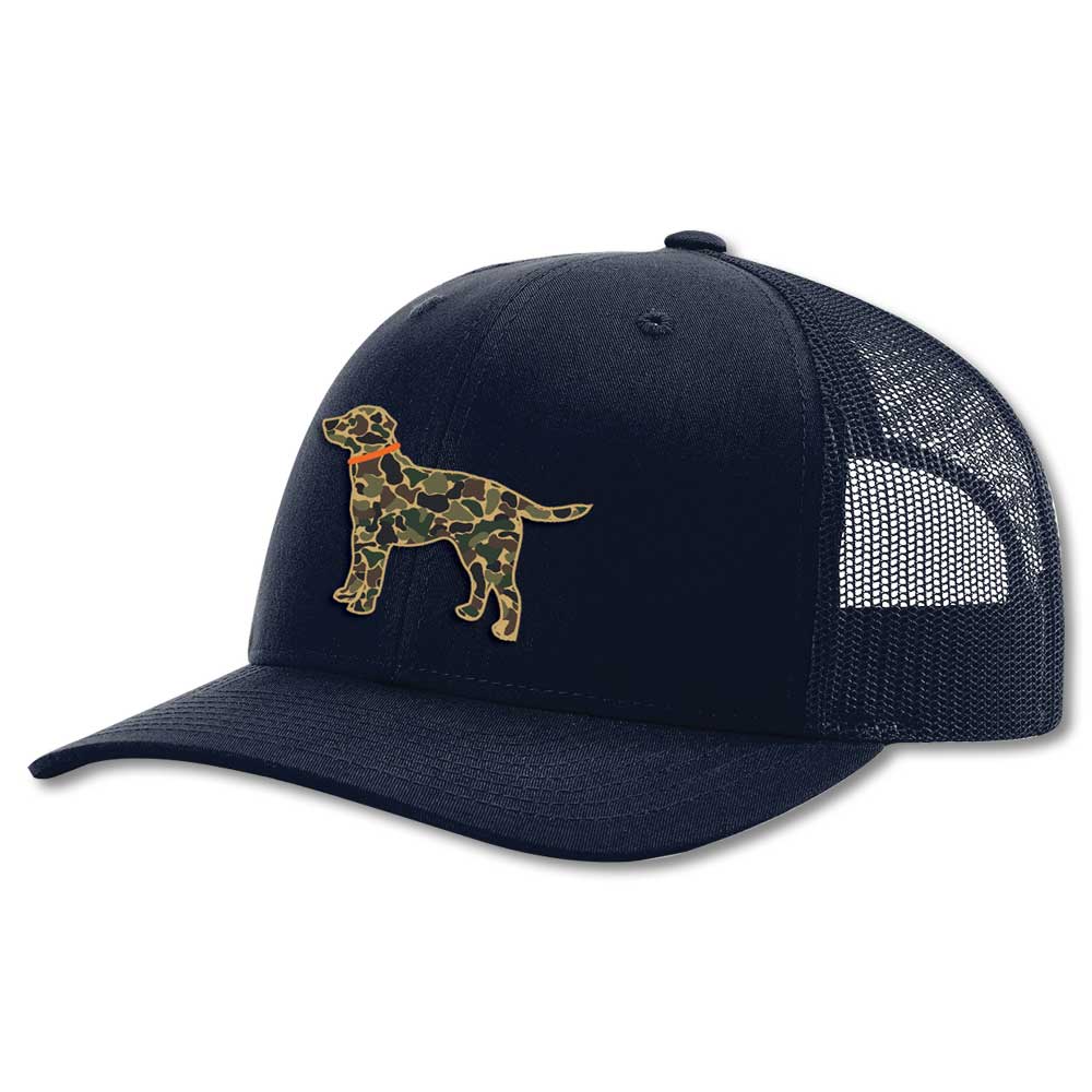 Kevin's Kids Trucker Hat-CHILDRENS CLOTHING-NAVY-CAMO DOG-Kevin's Fine Outdoor Gear & Apparel