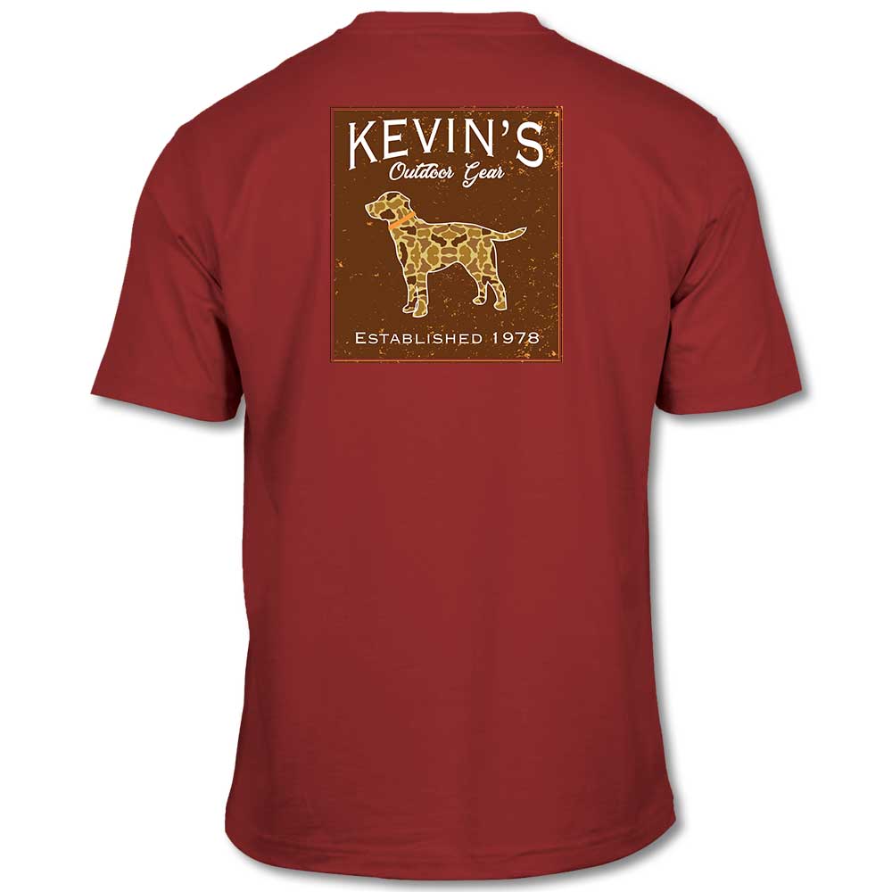 Kevin's Kids Camo Dog Short Sleeve T-Shirt-CHILDRENS CLOTHING-MERLOT-XS-Kevin's Fine Outdoor Gear & Apparel