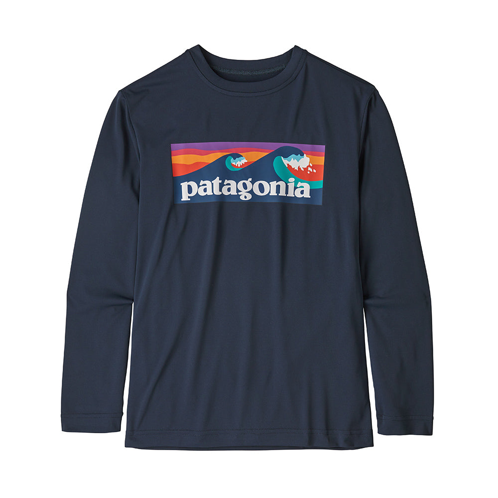 Patagonia Boy's Cap Cool Daily T-Shirt-CHILDRENS CLOTHING-PATAGONIA, INC.-New Navy-S-Kevin's Fine Outdoor Gear & Apparel
