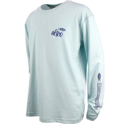 Aftco Boys Shark L/S performance Shirt-CHILDRENS CLOTHING-Kevin's Fine Outdoor Gear & Apparel