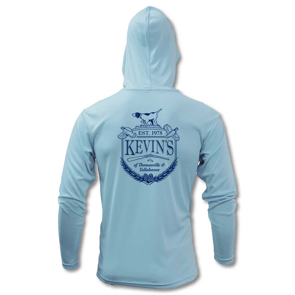 Kevin's Xtreme Tek Long Sleeve Hoodie-MENS CLOTHING-Ice Blue-S-Kevin's Fine Outdoor Gear & Apparel