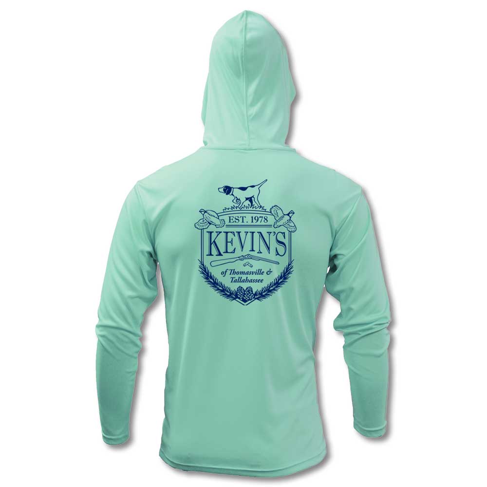Kevin's Xtreme Tek Long Sleeve Hoodie-MENS CLOTHING-Seafoam-S-Kevin's Fine Outdoor Gear & Apparel