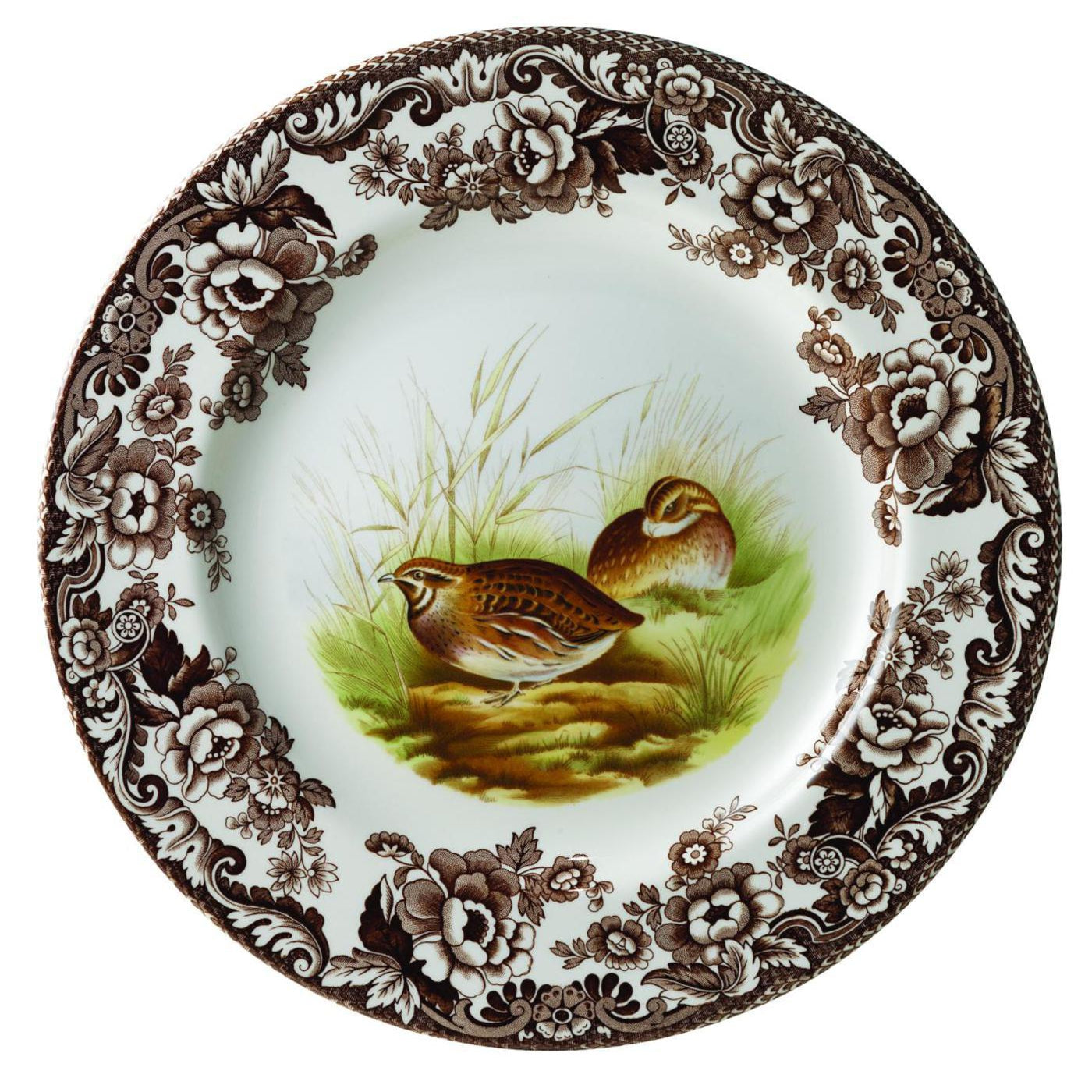 Spode Woodland Dinner Plate 10.5" - Individual-HOME/GIFTWARE-QUAIL-Kevin's Fine Outdoor Gear & Apparel