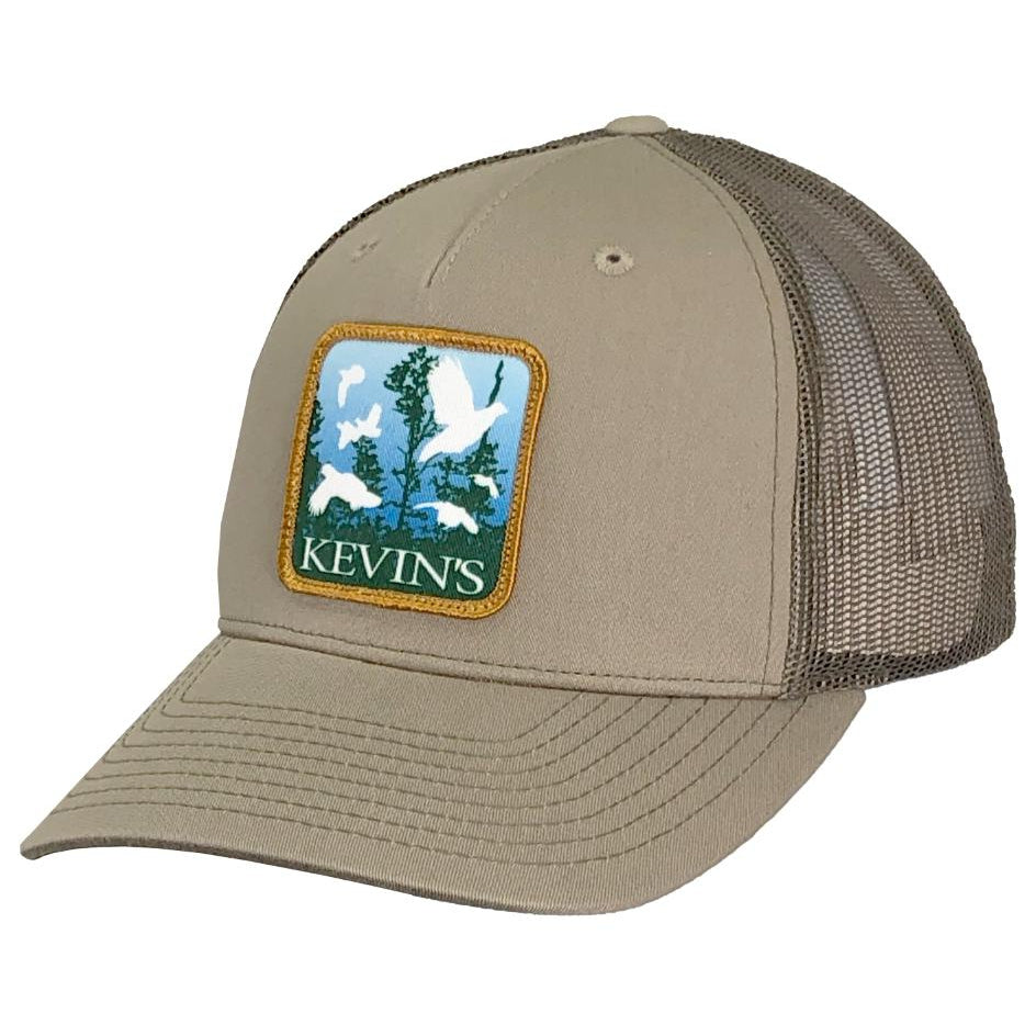 Kevin's Richardson Quail Pines Cap-Men's Accessories-Split Pale Khaki/Loden-Kevin's Fine Outdoor Gear & Apparel