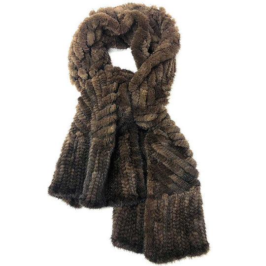 Kelli Kouri Mink Wrap-Women's Accessories-Dark Mahogany-Kevin's Fine Outdoor Gear & Apparel