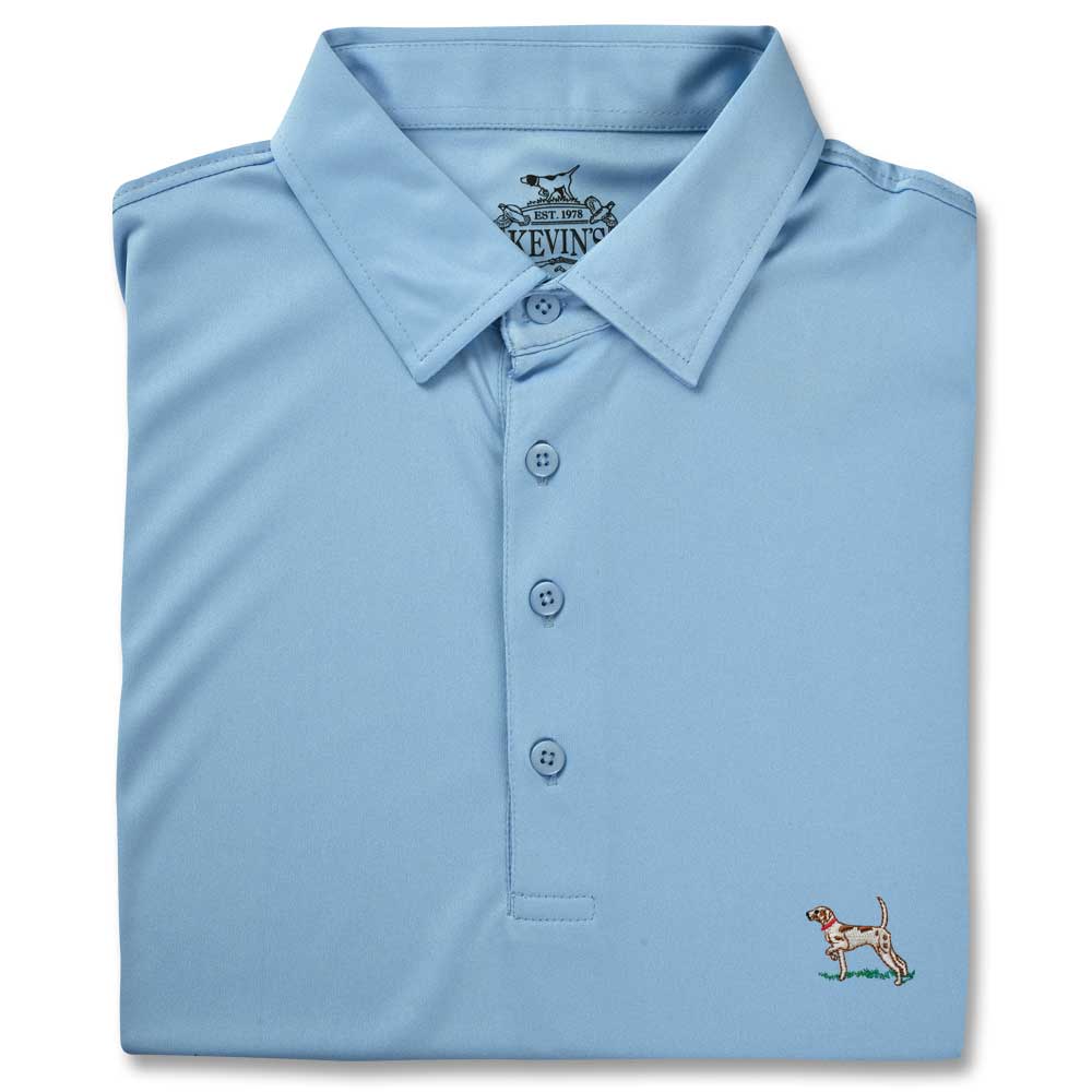 Kevin's Custom Stretch Performance Polo-MENS CLOTHING-ICE BLUE-S-Kevin's Fine Outdoor Gear & Apparel