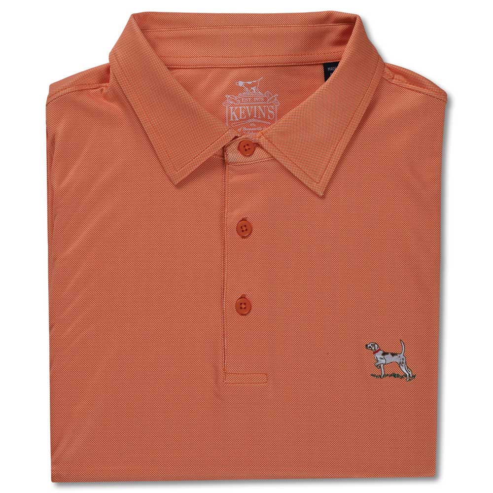 Kevin's Stretch Performance Polo-MENS CLOTHING-ORANGE-S-Kevin's Fine Outdoor Gear & Apparel