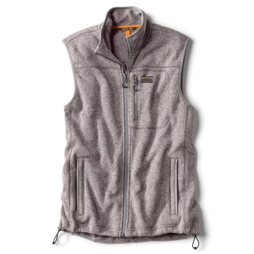 Orvis Recycled Sweater Fleece Vest-Men's Outerwear-Kevin's Fine Outdoor Gear & Apparel
