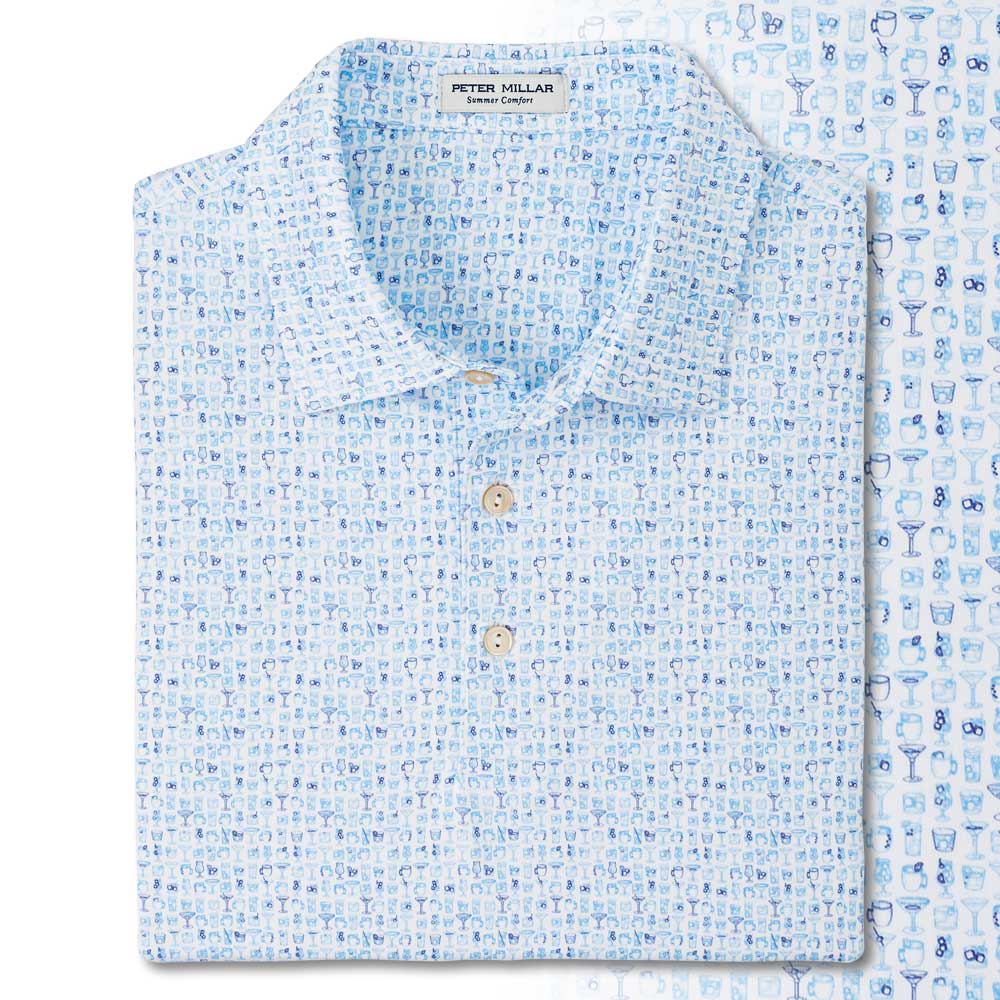 Peter Millar Lil' Friday Performance Jersey Polo-Men's Clothing-Kevin's Fine Outdoor Gear & Apparel