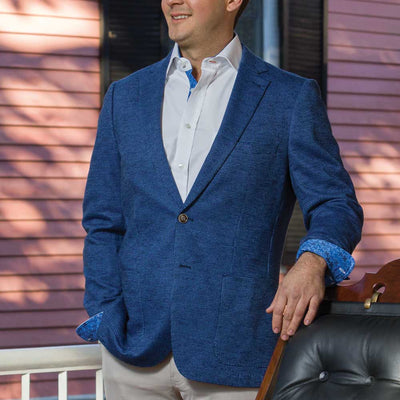 Peter Millar Towns Mini Check Soft Jacket-MENS CLOTHING-Kevin's Fine Outdoor Gear & Apparel