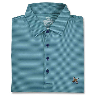 Kevin's Stretch Performance Polo-MENS CLOTHING-NAVY/FLORIDA GREEN-S-Kevin's Fine Outdoor Gear & Apparel