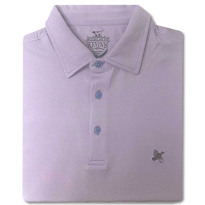 Kevin's Stretch Performance Striped Polo-MENS CLOTHING-SERENITY/ROSE QUARTZ-S-Kevin's Fine Outdoor Gear & Apparel