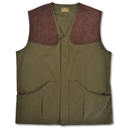 Kevin's Men's Stretch Twill Shooting Vest-Olive-S-Kevin's Fine Outdoor Gear & Apparel