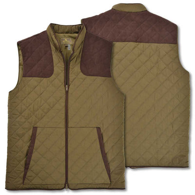 Kevin's Classic Quilted Outdoor Vest-Olive-S-Kevin's Fine Outdoor Gear & Apparel