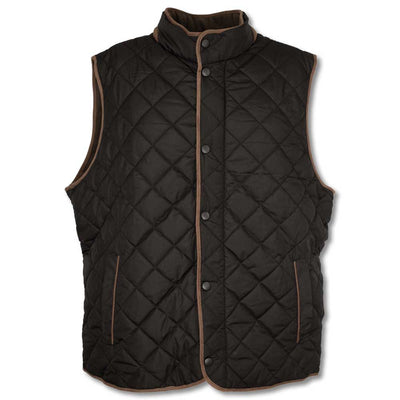 Kevin's Quilted Vest-Men's Clothing-BLACK-M-Kevin's Fine Outdoor Gear & Apparel