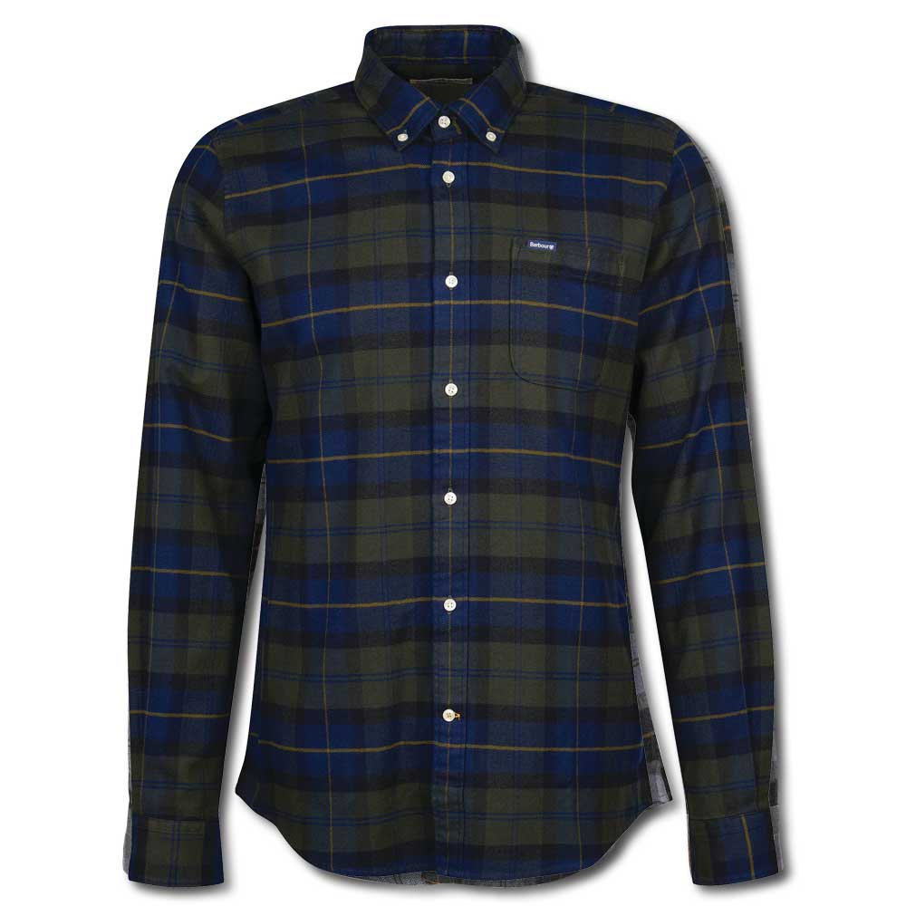 Barbour Kyeloch Tailored Shirt-Men's Clothing-Olive Night-M-Kevin's Fine Outdoor Gear & Apparel