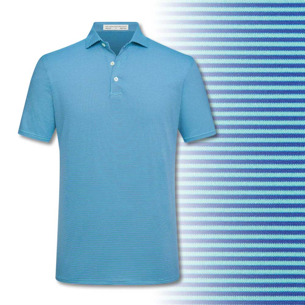 Holderness & Bourne "Perkins" Polo-Men's Clothing-Cabo/Cobalt-S-Kevin's Fine Outdoor Gear & Apparel