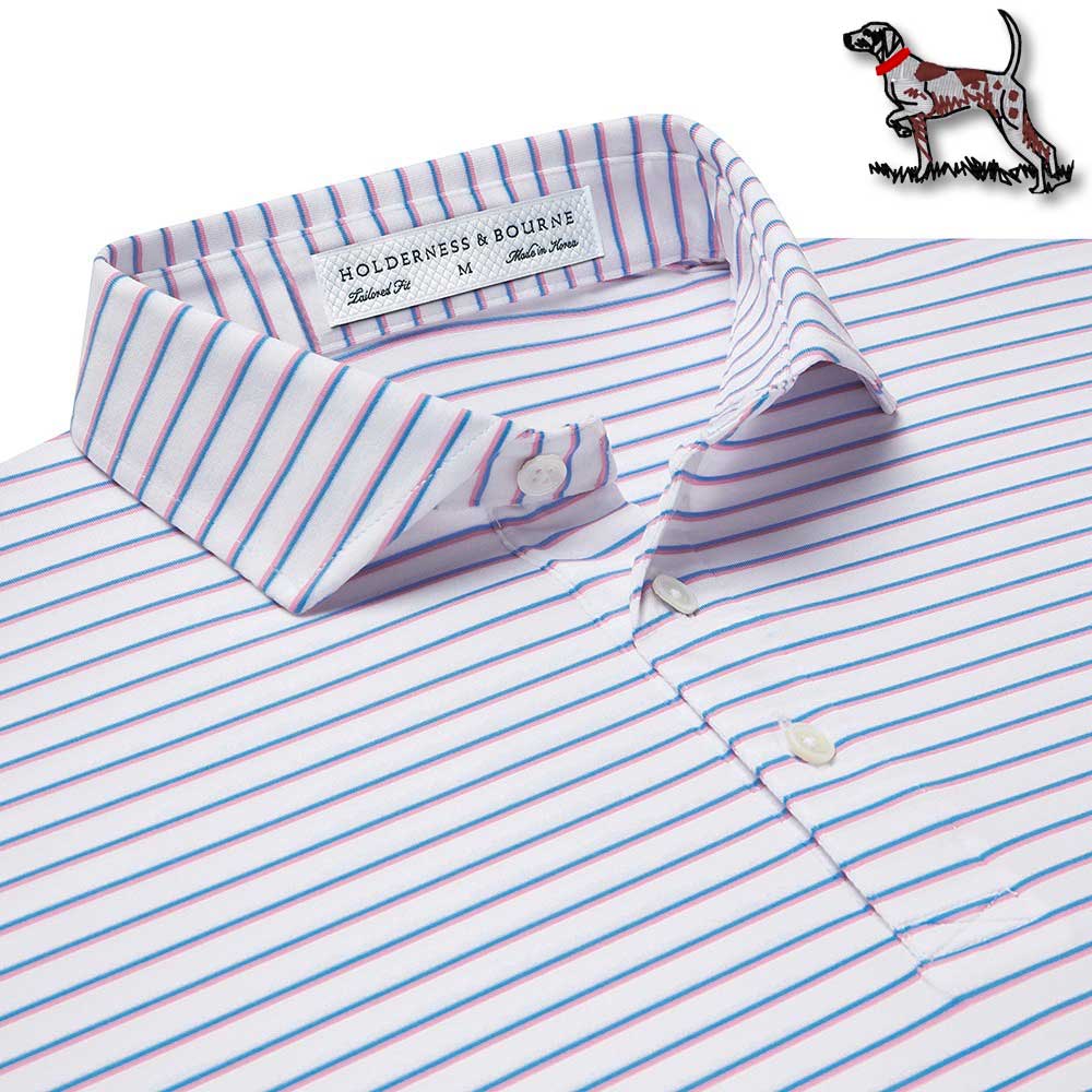 Holderness & Bourne Sutton Polo with Pointer Embroidery-Men's Clothing-BELMONT-S-Kevin's Fine Outdoor Gear & Apparel