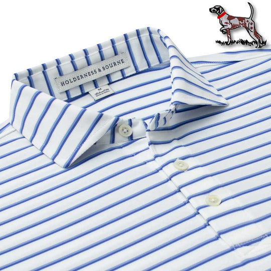 Holderness & Bourne Sutton Polo with Pointer Embroidery-Men's Clothing-SURFSIDE-S-Kevin's Fine Outdoor Gear & Apparel