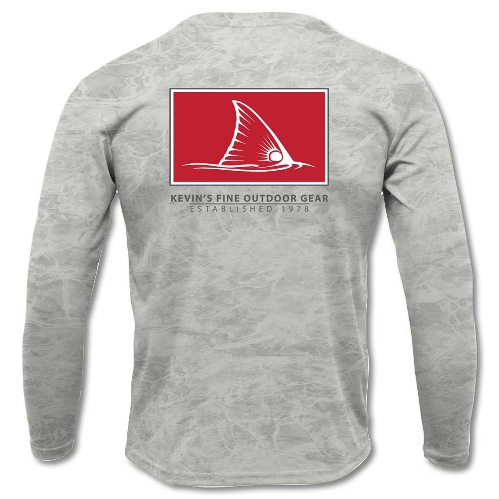 Kevin's Elements XT Long Sleeve Performance - Red Fish Shirt-T-Shirts-Bonefish-S-Kevin's Fine Outdoor Gear & Apparel