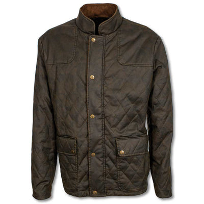 Kevin's Washable Waxed Camo Quilted Men's Jacket-Men's Clothing-DARK GREEN CAMO-S-Kevin's Fine Outdoor Gear & Apparel