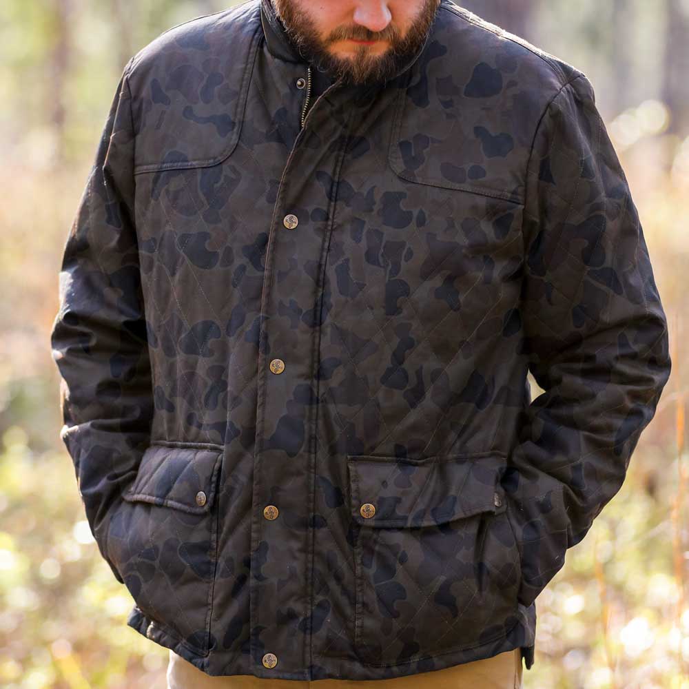 Kevin's Washable Waxed Camo Quilted Men's Jacket-Men's Clothing-Kevin's Fine Outdoor Gear & Apparel