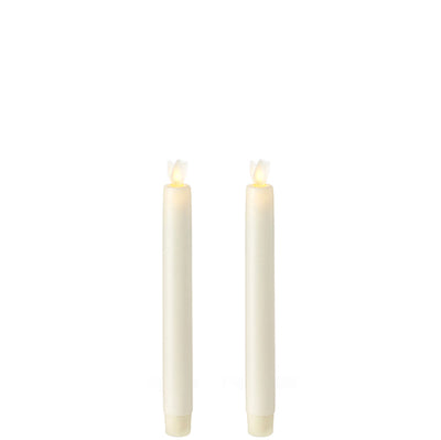 Moving Flame Taper Candles Set of 2-Home/Giftware-8.5"-Ivory-Kevin's Fine Outdoor Gear & Apparel