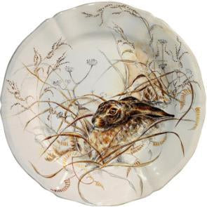 Sologne Game China - Salad/Dessert Plate-HOME/GIFTWARE-HARE-Kevin's Fine Outdoor Gear & Apparel