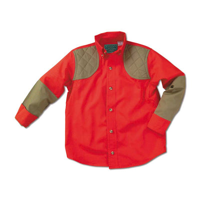 Kevin's Children's 100% Cotton Shooting Shirt-CHILDRENS CLOTHING-RED-KHAKI-M-Kevin's Fine Outdoor Gear & Apparel