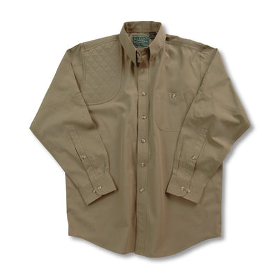Kevin's Long Sleeve Single Right Patch Shooting Shirt-HUNTING/OUTDOORS-Advantage Apparel-SOLID KHAKI-M-Kevin's Fine Outdoor Gear & Apparel