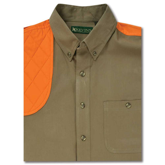 Kevin's Feather-Weight Short Sleeve Right Patch Wingshooting Shirt-MENS CLOTHING-KHAKI BLAZE-2XL-Kevin's Fine Outdoor Gear & Apparel