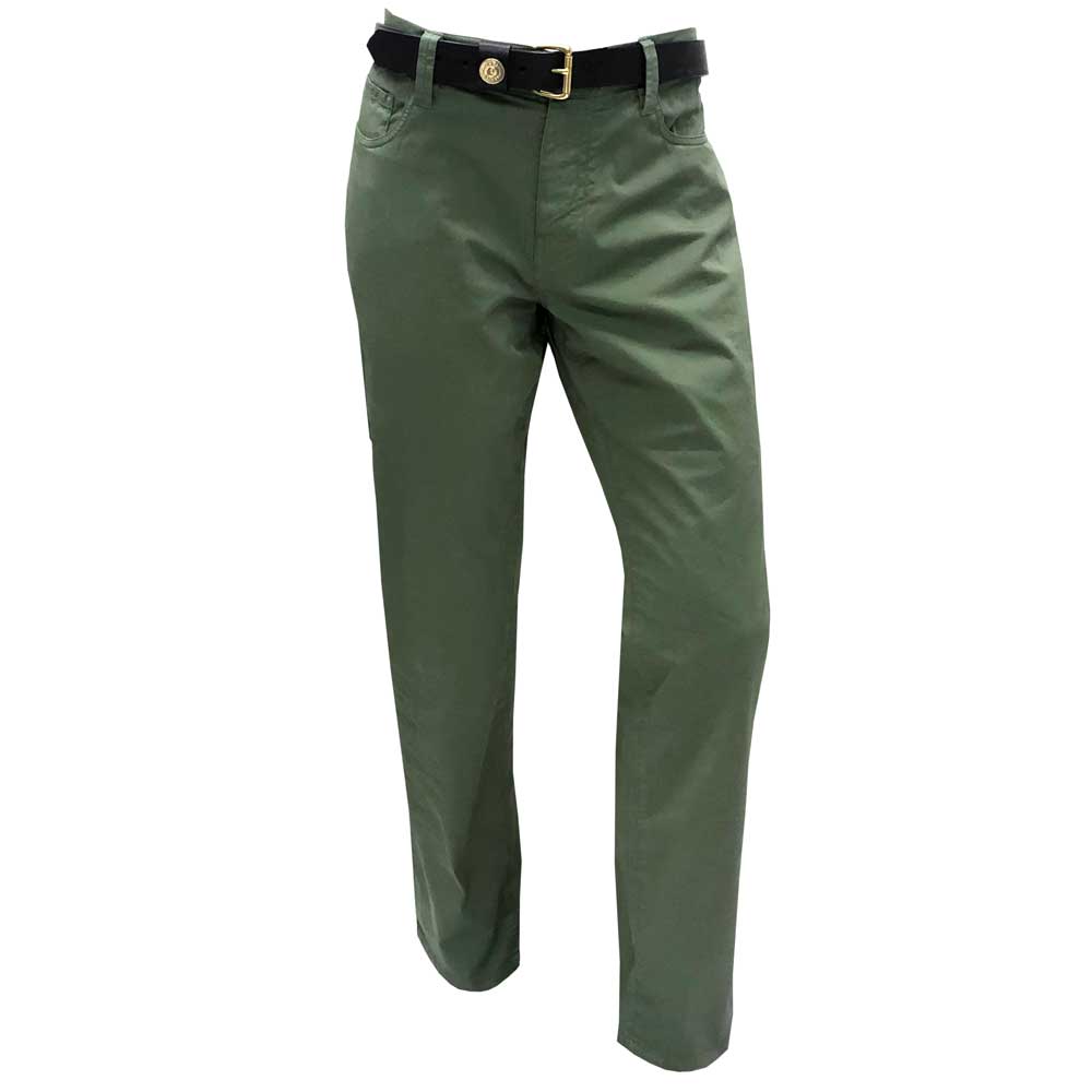 Kevin's Finest Men's Egyptian Cotton Five Pocket Pant-Men's Clothing-Olive-32-Kevin's Fine Outdoor Gear & Apparel