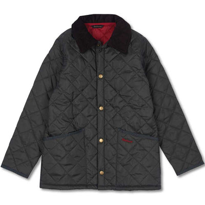 Barbour Boy's Liddesdale Jacket-CHILDRENS CLOTHING-S-Olive-Kevin's Fine Outdoor Gear & Apparel