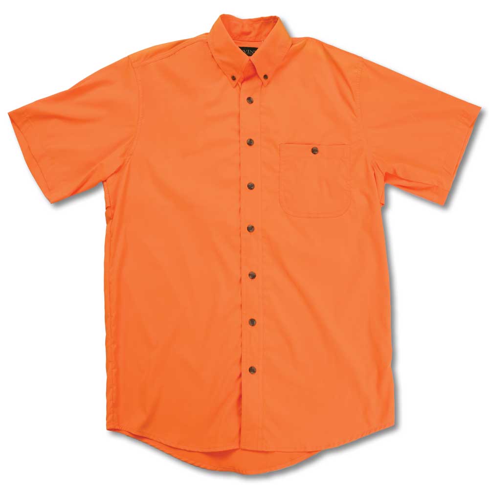 Kevin's Feather-Weight Plantation Short Sleeve Field Shirt-MENS CLOTHING-ORANGE-2XL-Kevin's Fine Outdoor Gear & Apparel