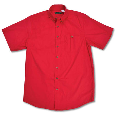 Kevin's Feather-Weight Plantation Short Sleeve Field Shirt-MENS CLOTHING-RED-2XL-Kevin's Fine Outdoor Gear & Apparel