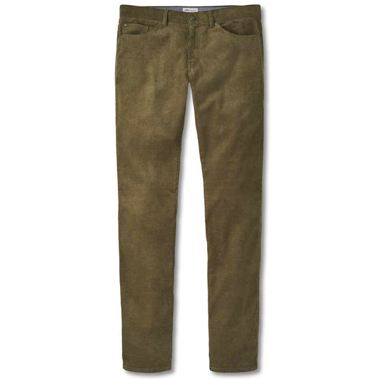 Peter Millar Superior Soft Corduroy Five-Pocket Pant-Men's Clothing-Field Green-32-Kevin's Fine Outdoor Gear & Apparel