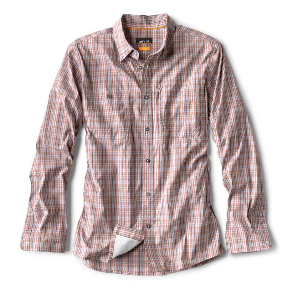 Orvis River Guide Long Sleeve-Men's Shirts-Bourbon-S-Kevin's Fine Outdoor Gear & Apparel