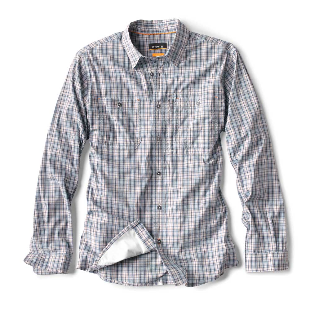 Orvis River Guide Long Sleeve-Men's Shirts-Blue Fog-S-Kevin's Fine Outdoor Gear & Apparel