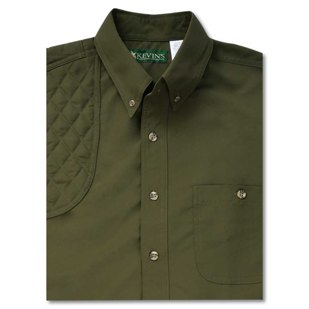 Kevin's Big & Tall Long Sleeve Right Hand Shooting Shirt-MENS CLOTHING-DARK GREEN-XL-Kevin's Fine Outdoor Gear & Apparel
